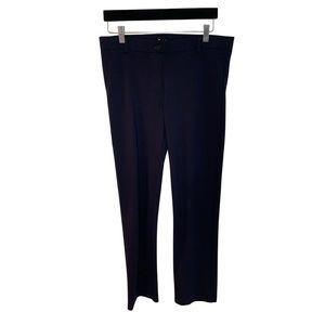 Betabrand Navy Blue Yoga Bootcut Work Pants